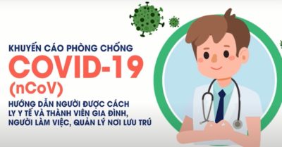 Hướng dẫn cách ly tại nhà cho những trường hợp nghi ngờ bị nhiễm bệnh hoặc có thể bị COVID-19 nhẹ