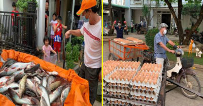 Nhóm thiện nguyện chở rau, cá ‘tiếp sức’ cho bà con: Có hôm thức tới 1h sáng nhưng vẫn vui