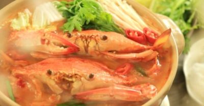 Cách nấu lẩu ghẹ ngon chua cay giàu dinh dưỡng tốt cho sức khỏe