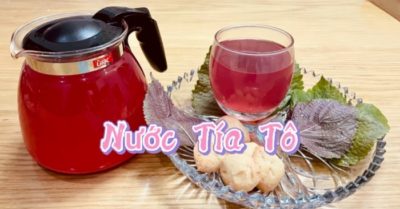 Cách nấu nước lá tía tô uống đẹp da, tốt cho sức khỏe