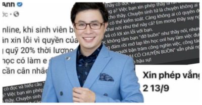 Vụ giảng viên mỉa mai sinh viên xin nghỉ học vì có người nhà mất: Hiệu trưởng nói gì?