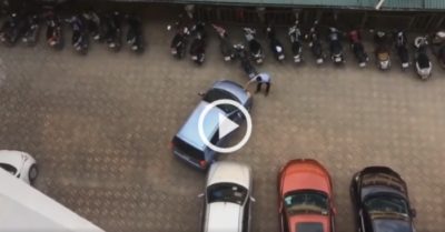 Video: ‘Chuồng’ rộng nhưng tài xế không thể lùi xe
