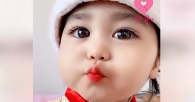 Video: Gương mặt dễ thương của bé gái khiến dân mạng “đổ gục”