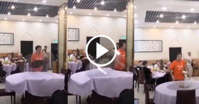 Video: “Kung fu” trải khăn bàn và xếp dĩa đỉnh cao khiến bao người tròn mắt