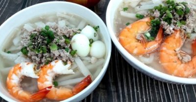 Cách nấu bánh canh tôm đầy đủ dinh dưỡng cho bữa sáng