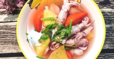 Cách nấu canh mực tươi, chua ngon thanh mát đưa cơm cho ngày hè