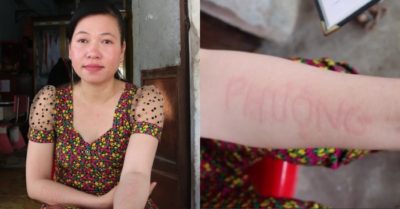 Video kỳ lạ: Người phụ nữ ở miền Tây biến da trên cơ thể thành giấy vẽ tranh