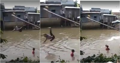 Video trò chơi thú vị ở miền Tây: Trèo cầu lĩnh thưởng