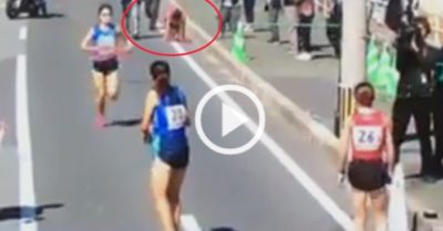 Video: Dù chân bị thương nhưng cô gái vẫn bò để hoàn thành cuộc thi chạy