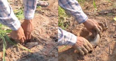 Video: Người đàn ông thử lật con thuyền cũ và bất ngờ thu hoạch được nhiều cá