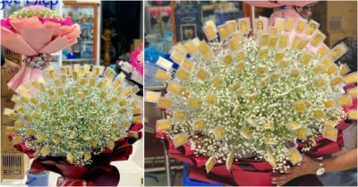 Sự thật vụ đại gia chi gần 7 tỷ đồng đặt bó hoa 100 cây vàng tặng vợ ngày 8/3