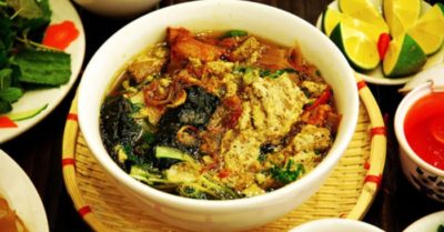Cách nấu bánh đa cua hấp dẫn, chuẩn vị Hải Phòng