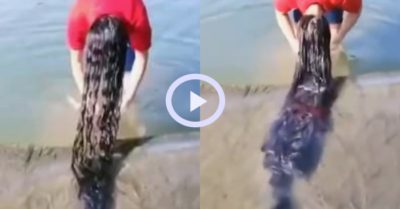 Video: Tóc dài gội đầu sẽ thế nào?