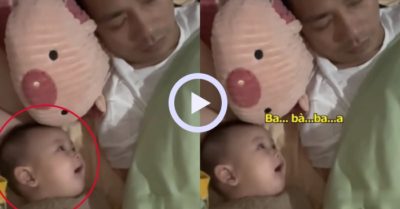 Video: Em bé khát sữa gọi bố dậy trong bất lực