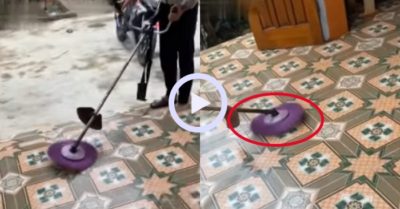 Video: Biến máy cắt cỏ thành dụng cụ lau nhà