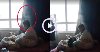 Video: Thanh niên bốc khói khi đang sốt