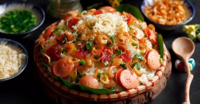 Cách nấu xôi mặn thập cẩm dẻo mềm, đơn giản cho bữa sáng