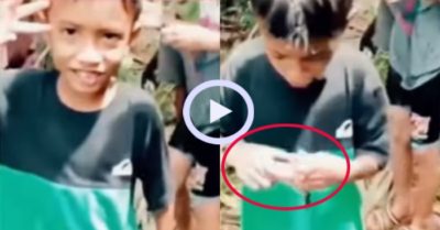 Video: Bé trai bị cua kẹp vì giơ tay tạo dáng chụp ảnh