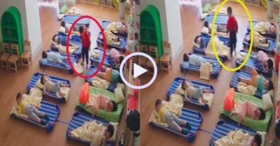 Video: Bé trai đắp chăn cho cả lớp khi ngủ