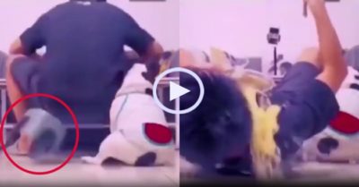 Video: Chó cưng đá ghế khiến cậu chủ ngã nhào