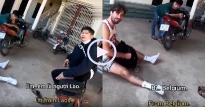 Video: Du khách Mỹ, Bỉ và Lào giao tiếp bằng tiếng Việt