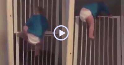 Video: Pha ‘vượt ngục’ khó tin của cậu bé khiến phụ huynh tròn mắt