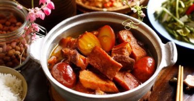 Củ cải kho giò lụa nấm hương – Lý Hà