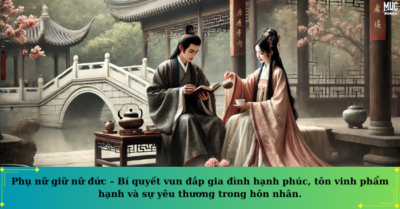 Phụ nữ giữ nữ đức – bí quyết giữ lửa tình yêu và hạnh phúc gia đình