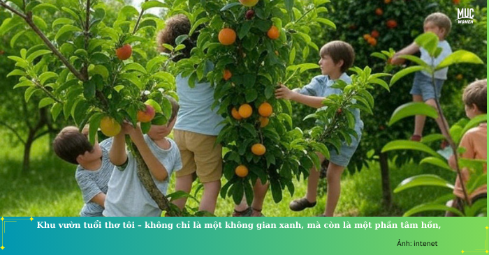 Khu vườn tuổi thơ – Nơi nuôi dưỡng tâm hồn và bài học cuộc sống