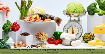 Dinh dưỡng ba tháng đầu thai kỳ quan trọng như thế nào?