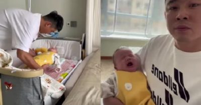 Video: Bố rón rén đặt bé vào giường kịch tính như phim hành động