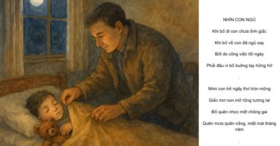 Nhìn con ngủ – Khúc ru của tình cha