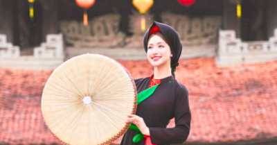 Khăn mỏ quạ Kinh Bắc – Nét nền nã phụ nữ xưa