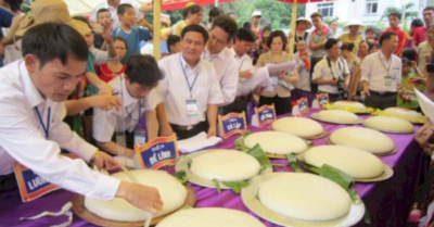 Bánh giầy truyền thống – Hồn Việt trên đất Chí Linh