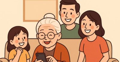 Bà nội tôi và chiếc điện thoại thông minh