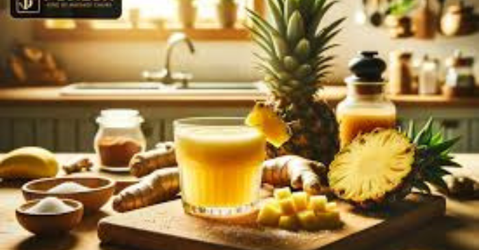Nước ép gừng dứa