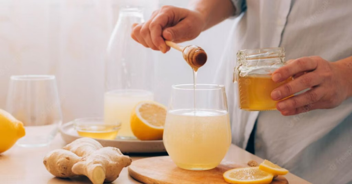 Uống nước gừng mật ong buổi sáng giảm mỡ