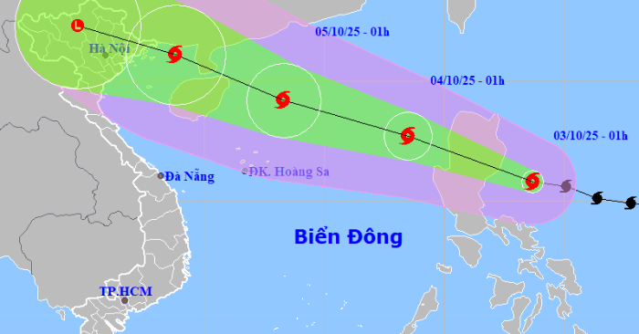 Bão Matmo: Hôm nay vào Biển Đông, dự báo mạnh lên cấp 11