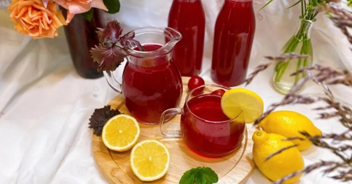 Vì sao khi uống nước lá tía tô nên thêm gừng?