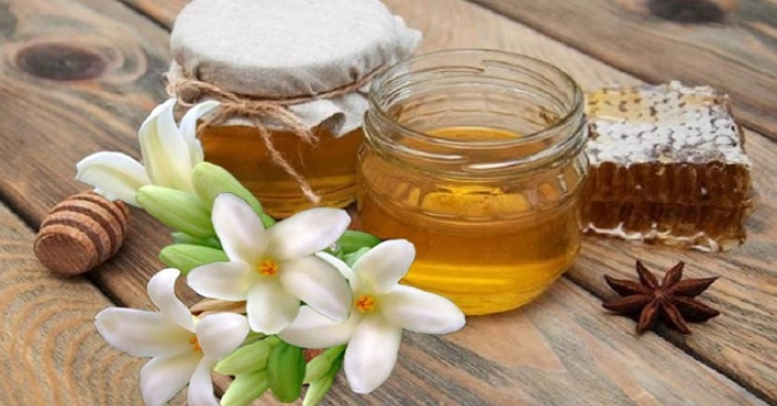 hoa đu đủ đực ngâm mật ong