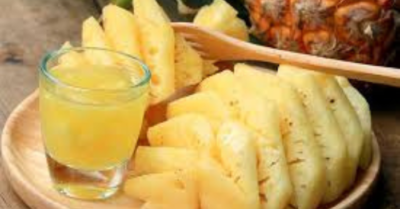 Nước ép gừng và dứa giảm mỡ thừa an toàn