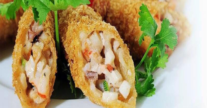bí quyết làm nem hải sản giòn lâu không ỉu