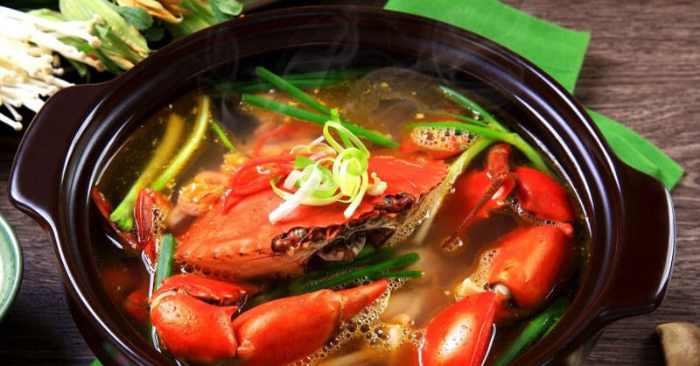 Cua bể nấu thục: Món ngon bổ dưỡng từ biển cả