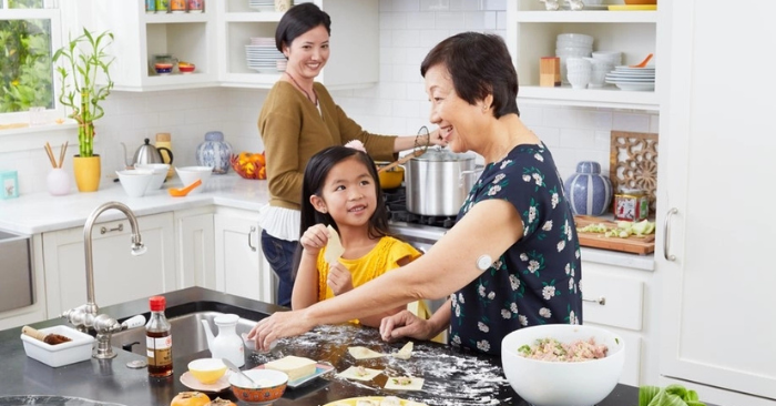 Chế độ ăn trong thực đơn