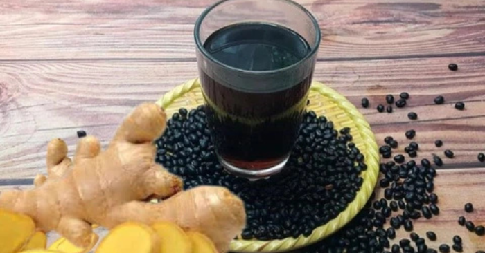 Lợi ích khi uống nước đậu đen rang gừng mỗi ngày