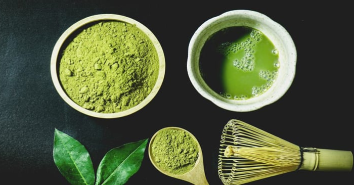 Cách làm matcha latte thạch trà xanh