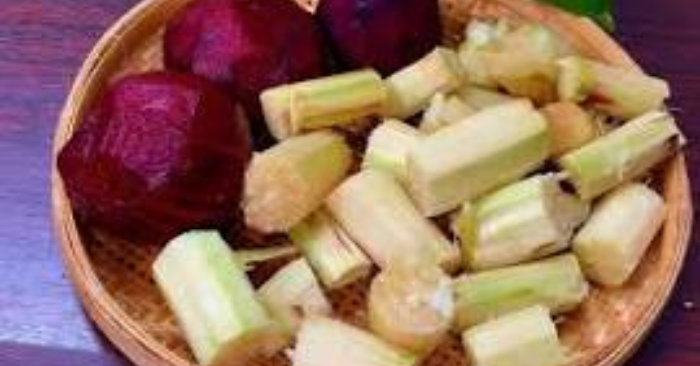 Củ dền nấu mía – Thức uống bổ sắt, tốt cho máu