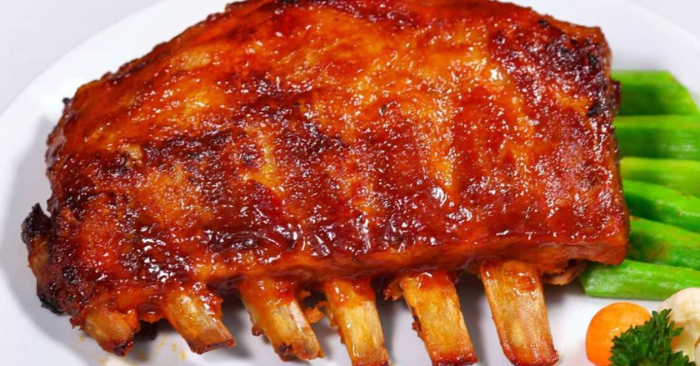 Sườn nướng mật ong thơm mềm dễ làm tại nhà