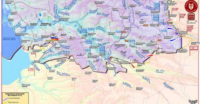 Nga xuyên phòng tuyến Ukraine ở Zaporizhia