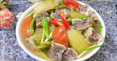 Canh sườn non dưa chua – Món ăn dân dã không thể bỏ qua